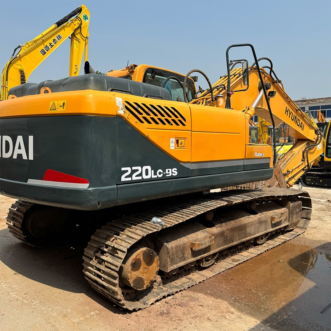 Excellent Condition Used Hyundai 220-9S Excavator Second Hand Digging Machine For Sale With Good Running Condition