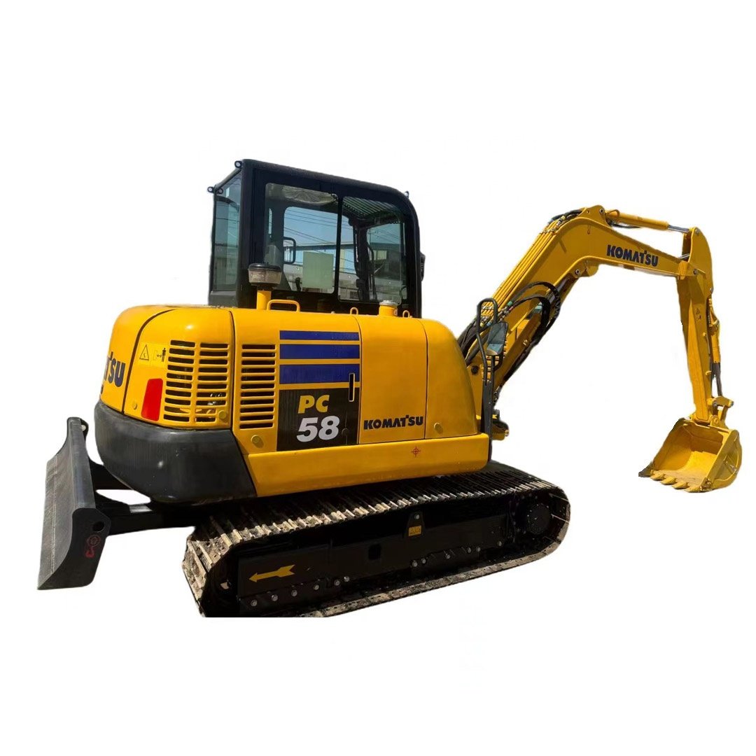 Popular japan Brand Used Mini Excavator PC58 5.8ton Good Quality Used Machinery