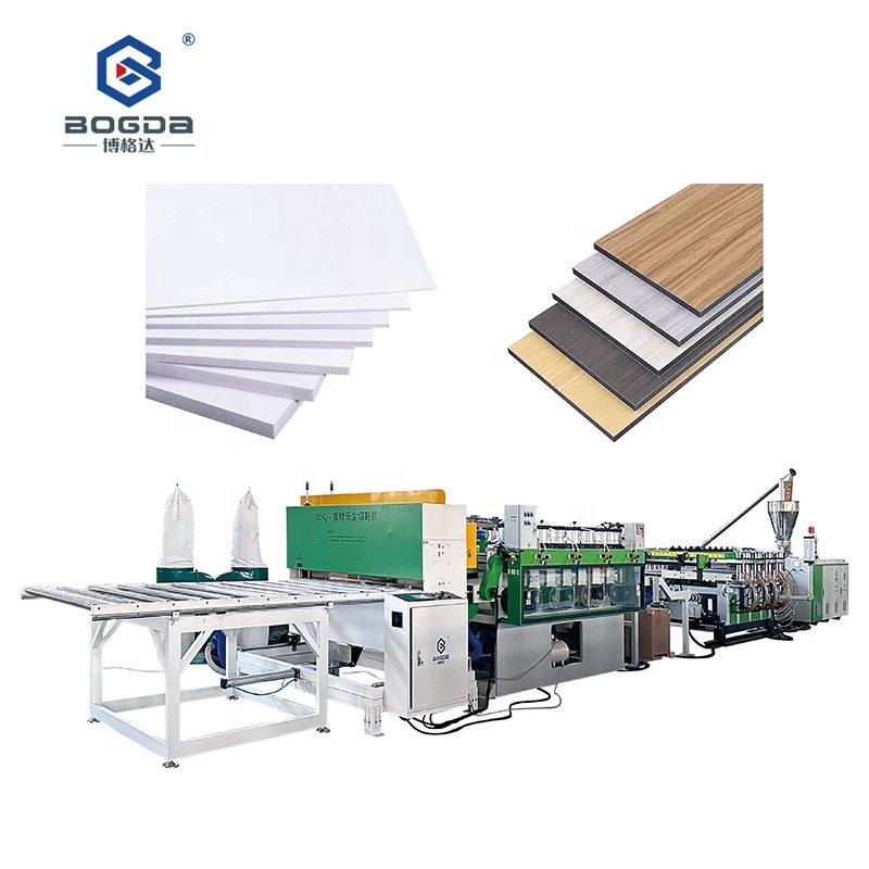 BOGDA PVC Foam Board Extrusion Production Line PVC Foam Board Machine PVC Foam Board Plant In Lybia