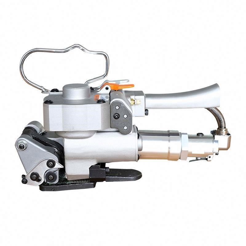 A19 Pet Plastic Belt Baling Press And High Tension Used Clothes Cotton Bales Heavy Duty Tools Air Pneumatic Strapping Machine