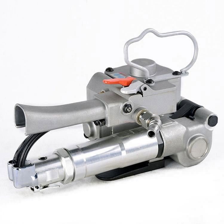 A19 Pet Plastic Belt Baling Press And High Tension Used Clothes Cotton Bales Heavy Duty Tools Air Pneumatic Strapping Machine