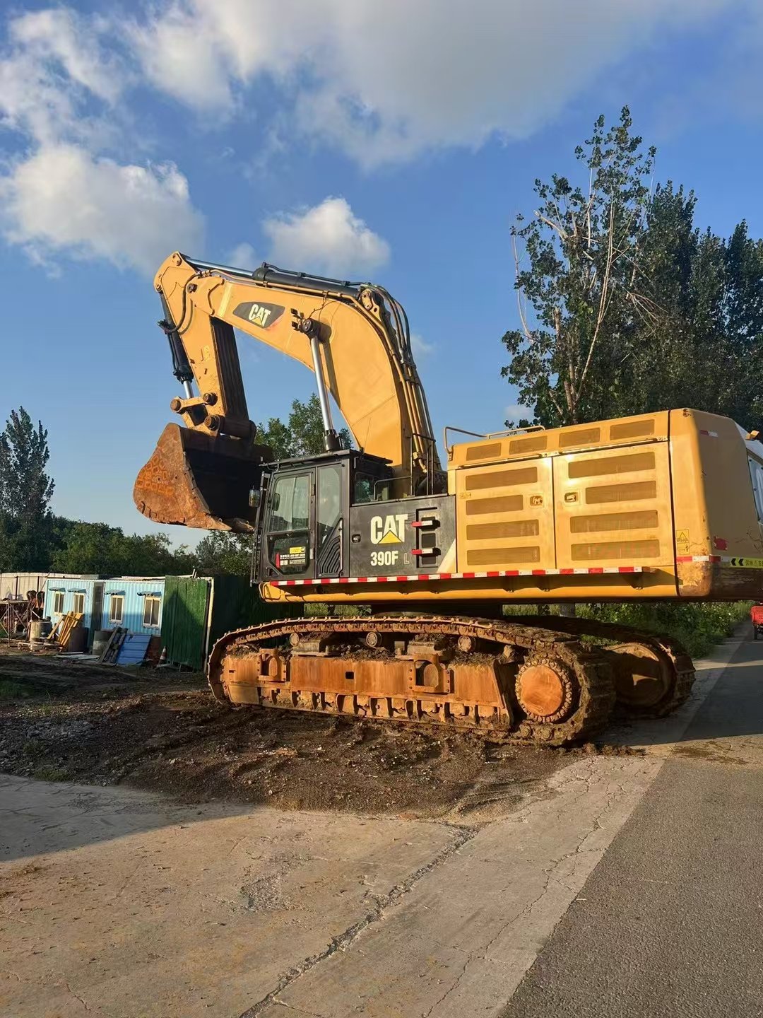 Used Caterpillar 390F hydraulic excavator large heavy construction machinery Cat390F excavator in very good condition for sale