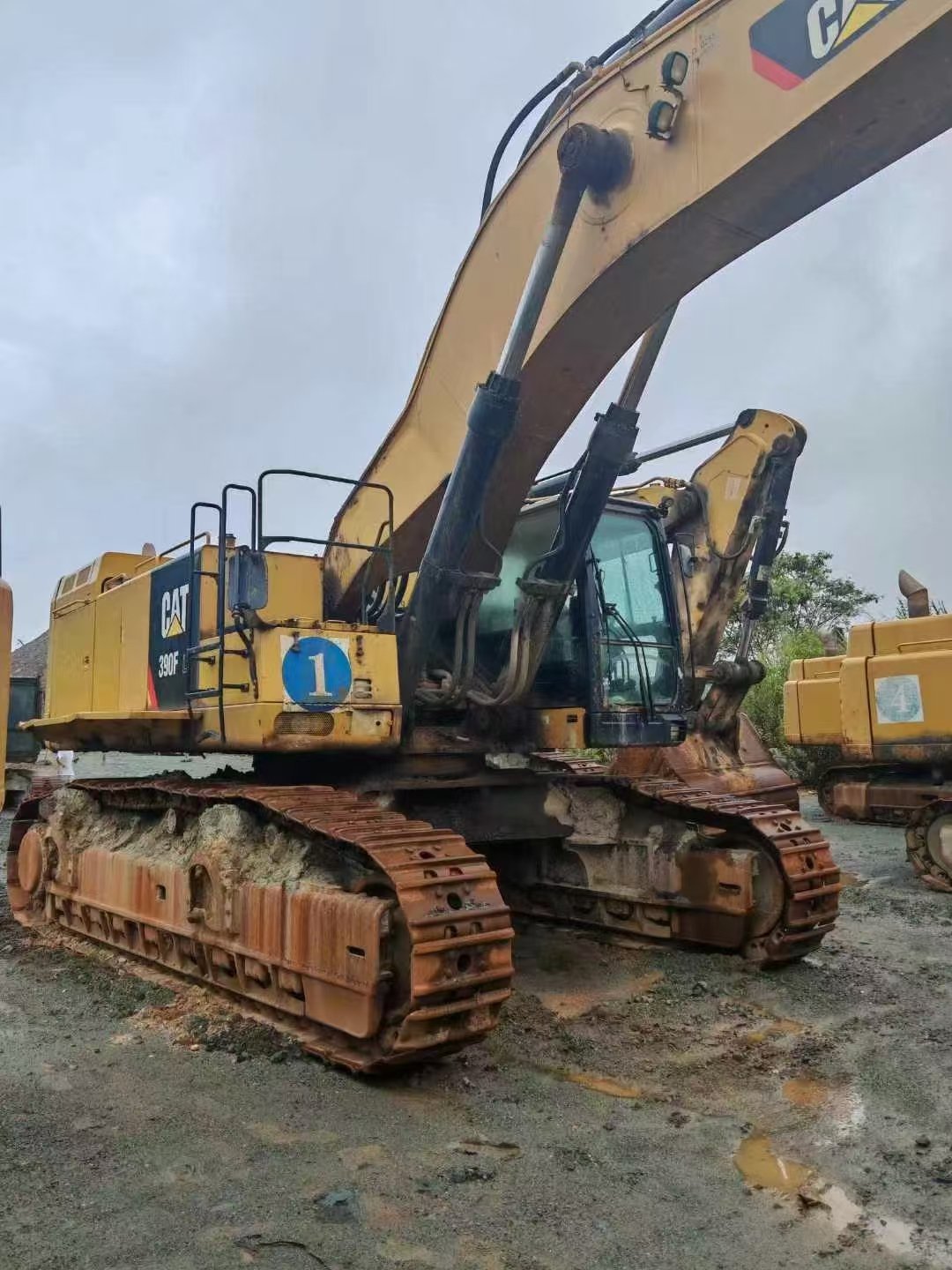 Used Caterpillar 390F hydraulic excavator large heavy construction machinery Cat390F excavator in very good condition for sale