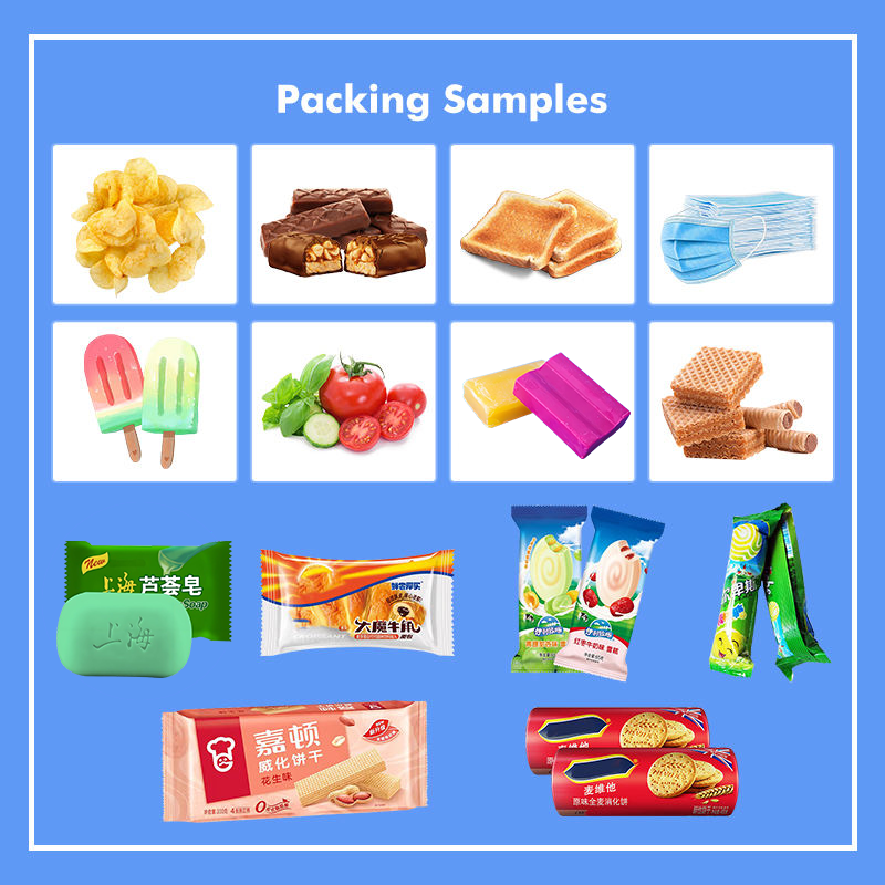 Full Automatic High Speed Horizontal Wrapper Pillow Packing Machine for bath soap toilet soap packaging machine