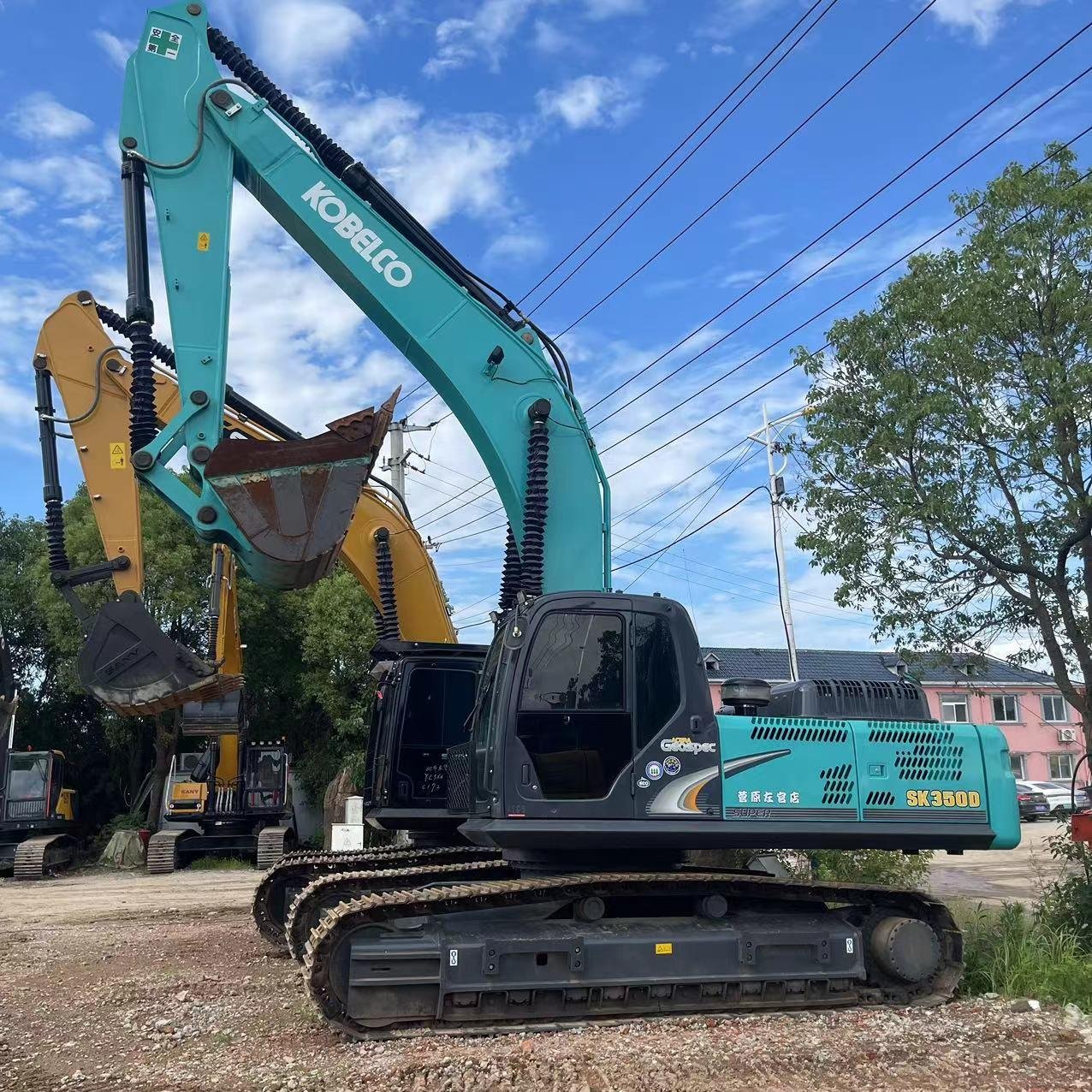 Hot Deals Superior Quality Used Excavator KOBELCO SK350D Engine Core Construction Machinery Kobelco SK350D digger machine