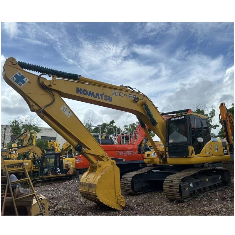 used machinery komatsu PC220-7 excavator komatsu used digger cheap used excavators