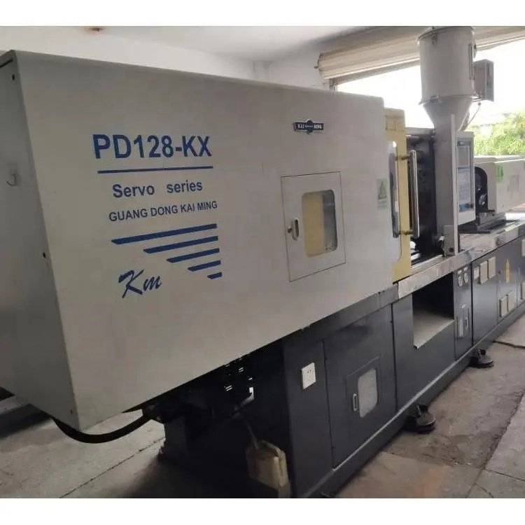 128 Ton Hydraulic Injection Molding Machine Horizontal Style for Manufacturing Plant with Core Components Screw Pump Motor PLC