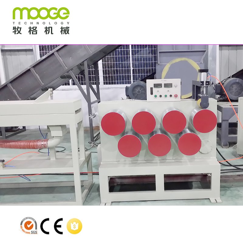 Plastic PET Recycling Plant PET Strap Making Machine / PET Package Strap Band Extrusion Line