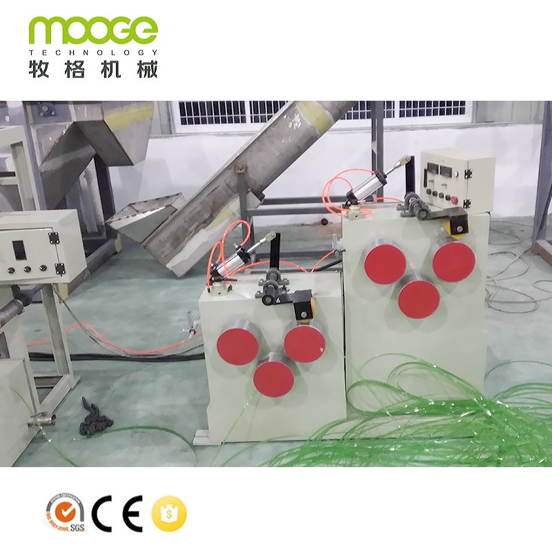 Plastic PET Recycling Plant PET Strap Making Machine / PET Package Strap Band Extrusion Line