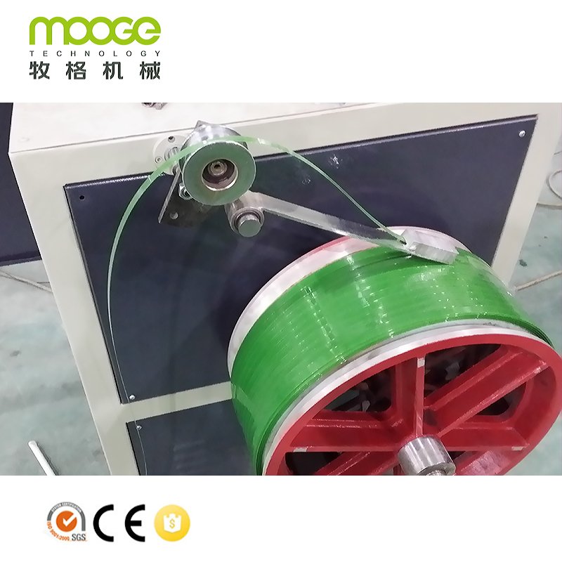 Plastic PET Recycling Plant PET Strap Making Machine / PET Package Strap Band Extrusion Line