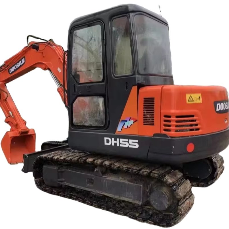 Korea engineering machinery cheap used Doosan DH55 excavator free delivery/automatic machine on sale DH55