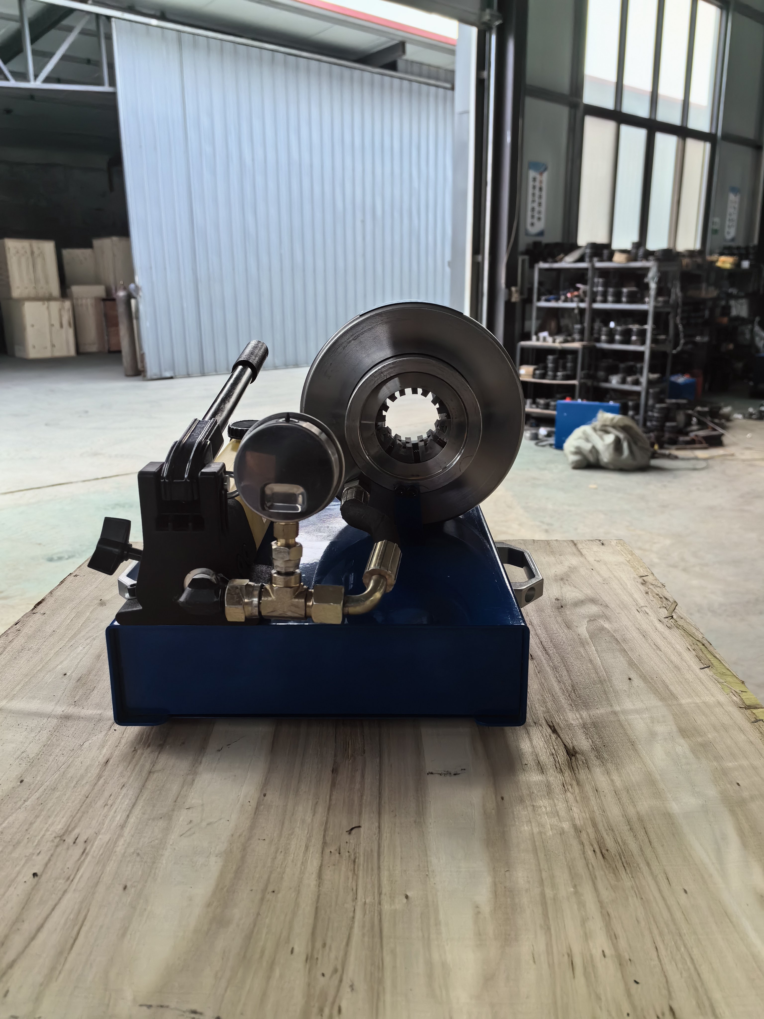 crimping machine for pressing hydraulic hoses and fittings portable manual 1/4-2" hydraulic hose crimping tool