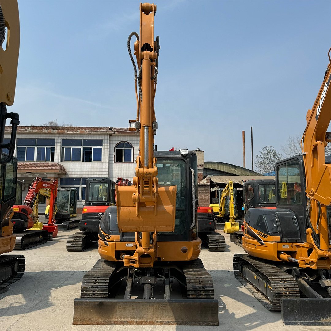 High Quality Used 5.5ton CX55B Crawler Excavator Low Fuel Consumption Original CASE CX55B 55 Digger for Sale