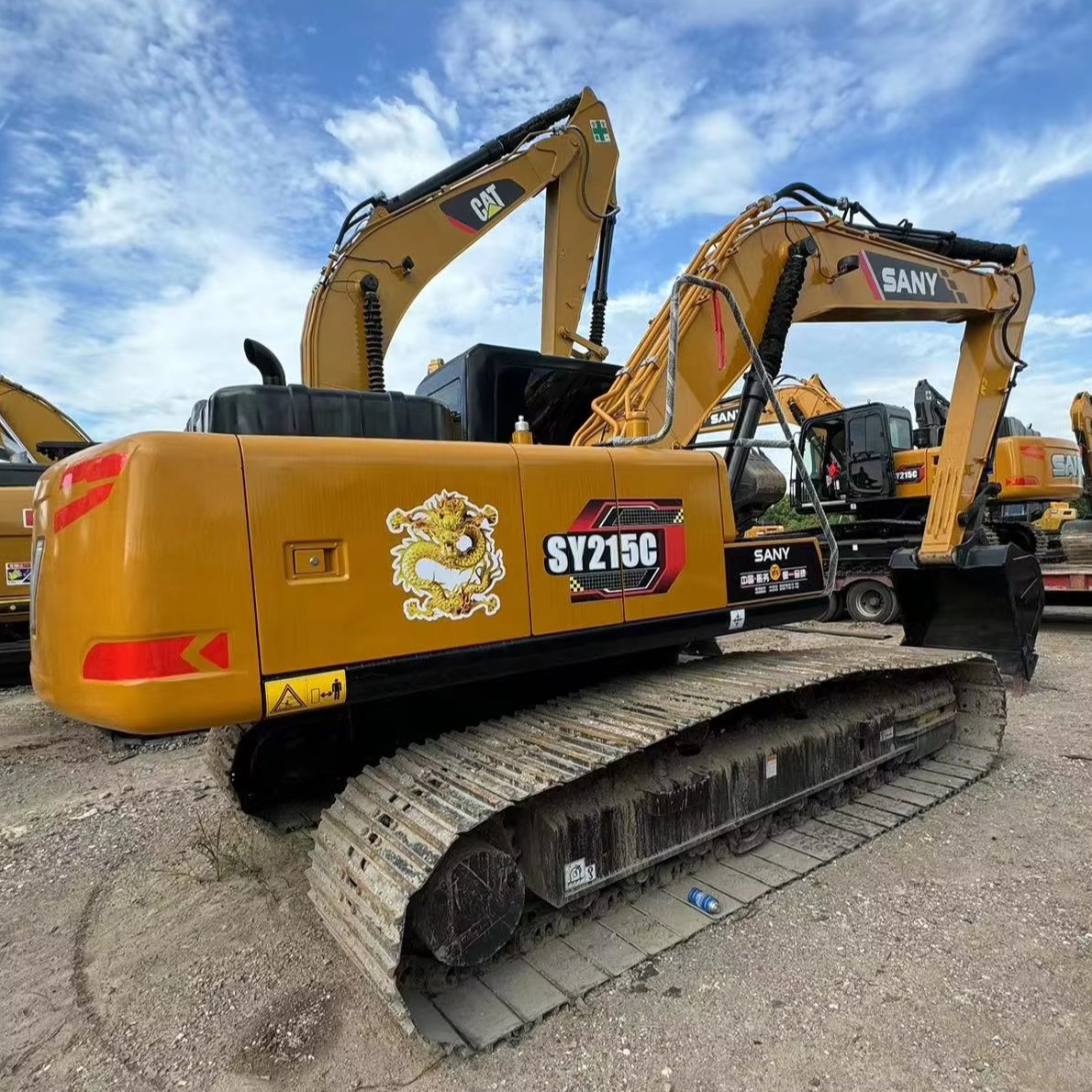 Hot Sale Good Quality Used Excavator Sany Sy215c Cheap Price Used Sany 155 135 215 Sy215 Crawler Excavators 21Ton SANY Digger