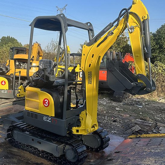 Wacker Neuson Ex17 Mini Excavator Original German Import 1 Ton Operating Weight Used Agricultural Machinery Low Price Sale