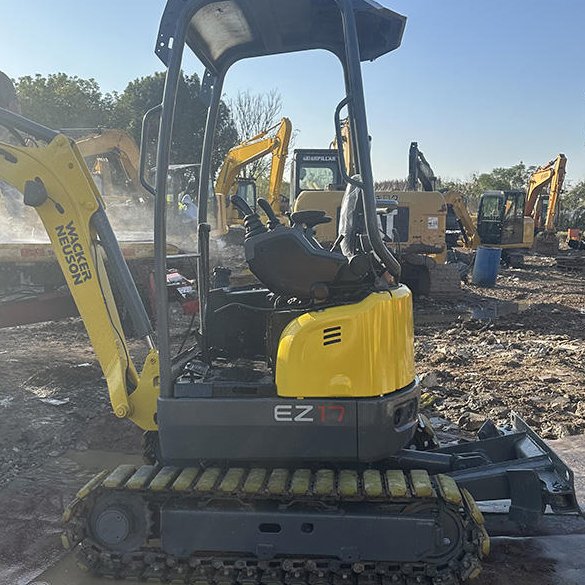 Wacker Neuson Ex17 Mini Excavator Original German Import 1 Ton Operating Weight Used Agricultural Machinery Low Price Sale