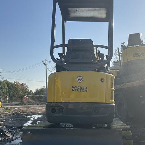 Wacker Neuson Ex17 Mini Excavator Original German Import 1 Ton Operating Weight Used Agricultural Machinery Low Price Sale