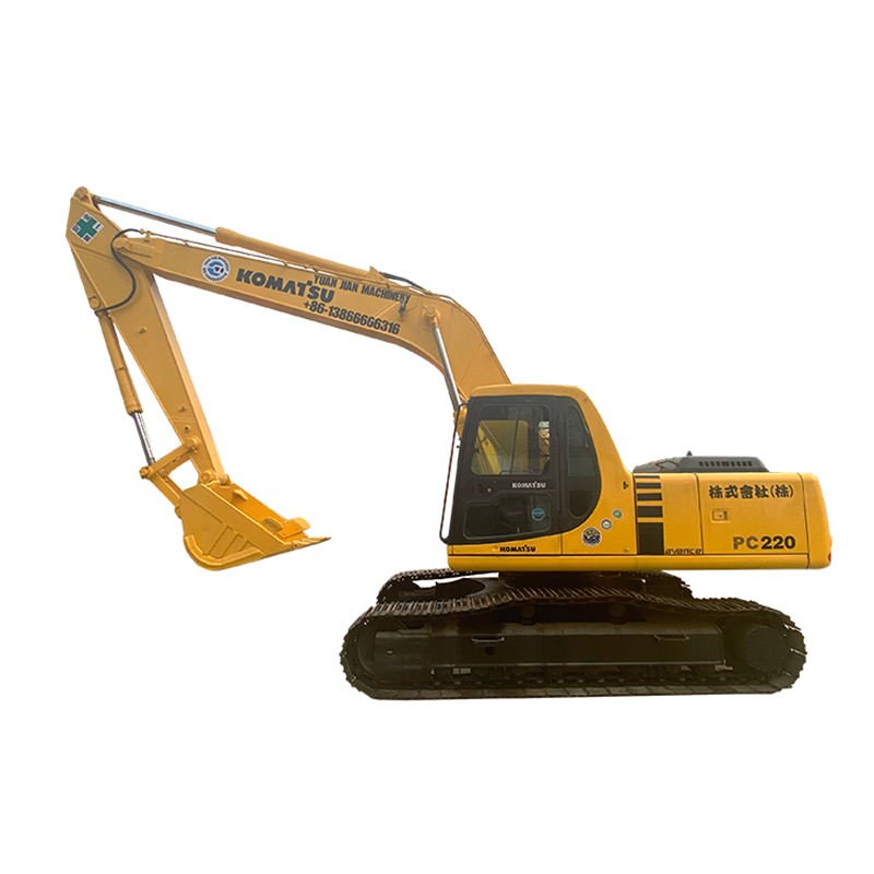 Factory Sale Used Komatsu PC220 Excavator Machinery Original Japan Core Component Engine Cheap Used PC220 Crawler Excavators
