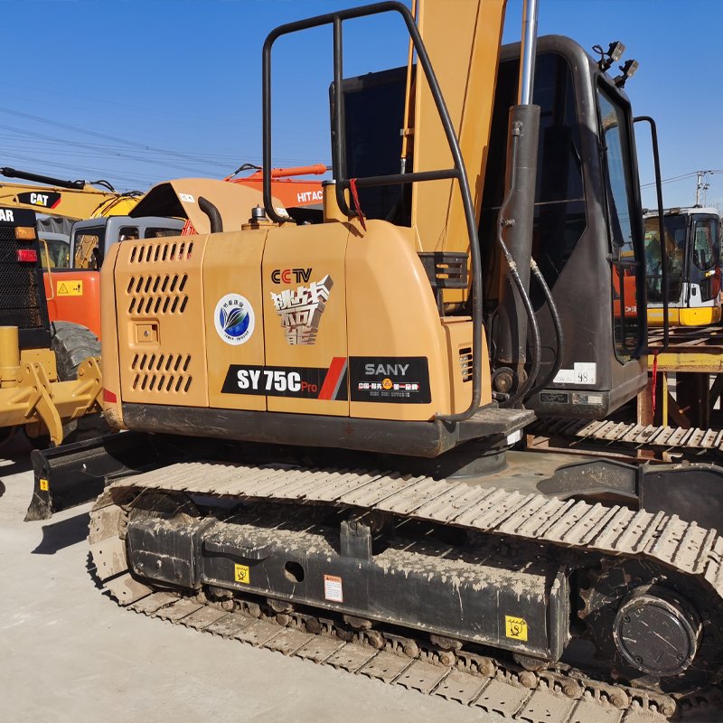 Used SANY 75 excavator price is low, used excavator SANY SY75C SANY55 SANY60 SANY75 for sale