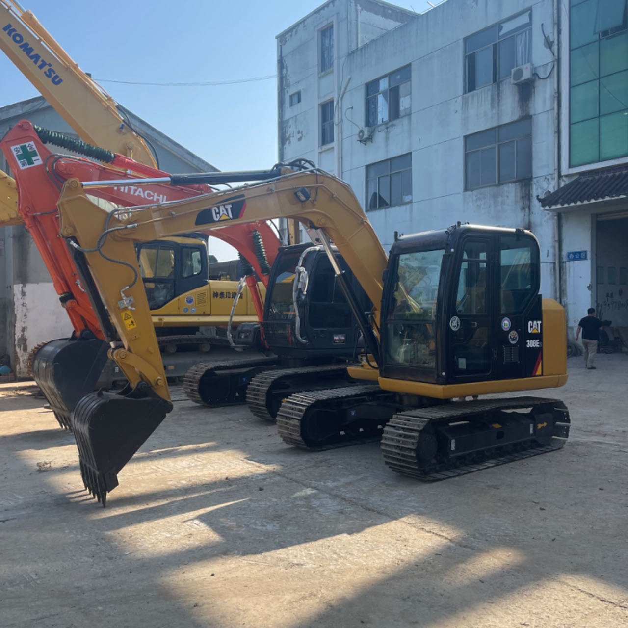 Used crawler caterpillar 308E2 excavator for sale anhui zhaomi construction machinery trading