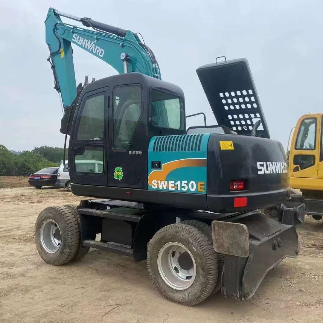 Used wheeled excavator SWE 150w to China new products for sale mechanical wheeled SWE 150 cheap original factory
