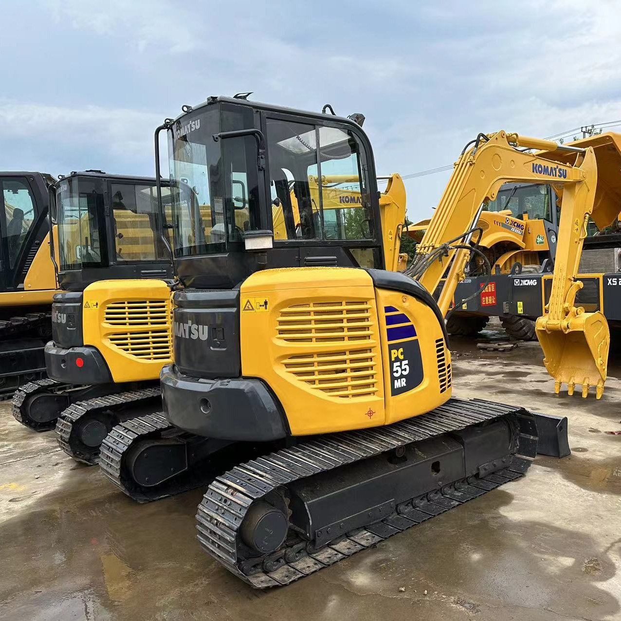 Used Japan Original Secondhand Kubota U55 U60 Kx135 Kx165-5 Komatsu PC56-7 PC60-8 PC70-8 Mini Digger Crawler Excavator