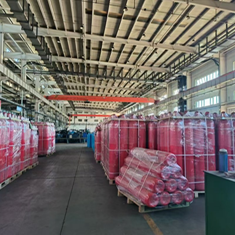 70L carbon dioxide, oxygen, nitrogen bottle storage tank, valves can be customized