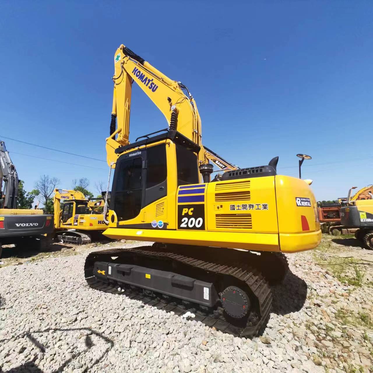 Fairly New Good Quality Used Excavator KOMATSU PC200-8 Hydraulic Crawler 20 Ton Construction Digger Machine