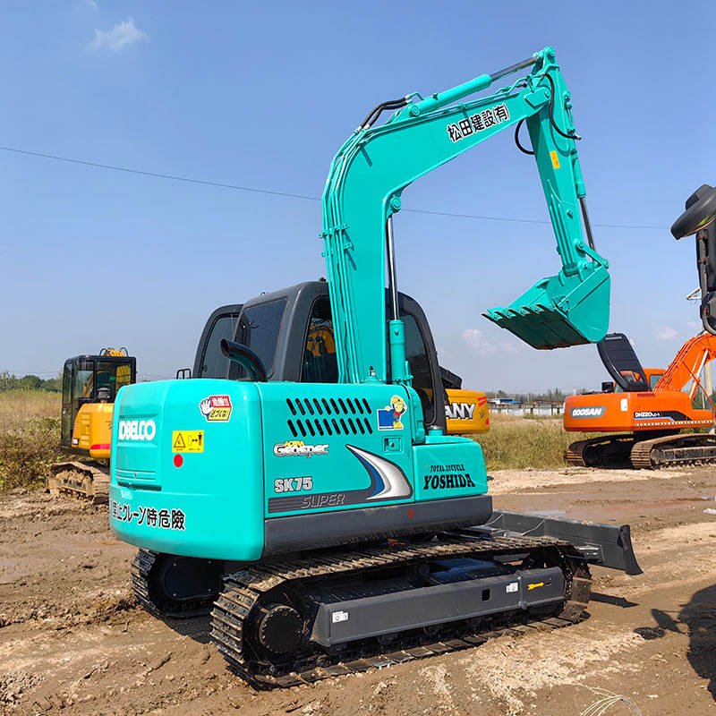 Durable Used Kobelco Sk75-8 Excavator Machine Cheap Kobelco Sk75 Used Crawler Excavator For Sale