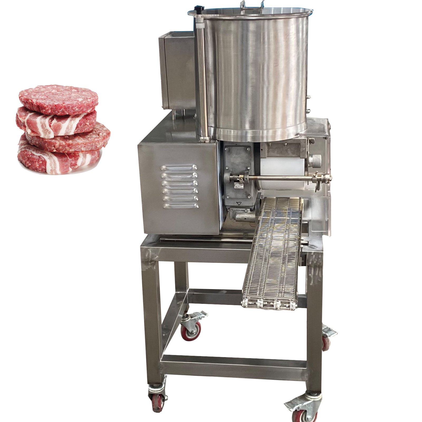 Potato Meat Price Automatic Beef Maker Form Chicken Nugget Make Jamaican Burger Patty Hamburger Machine