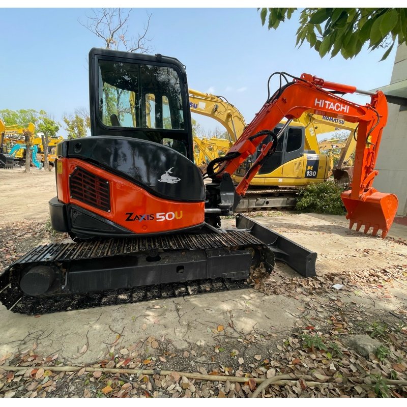 Second-hand 5 Ton used excavator HITACHI ZX50U Japanese Mini Digger Machine FOR SALE