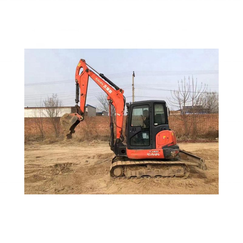 second hand used small machinery KX165 digger 5TON kubota mini excavator japan
