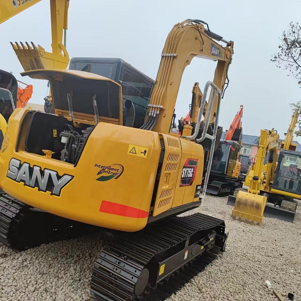 Used sany sy 75 sy60 excavator SANY sy75 heavy excavators machine for sale