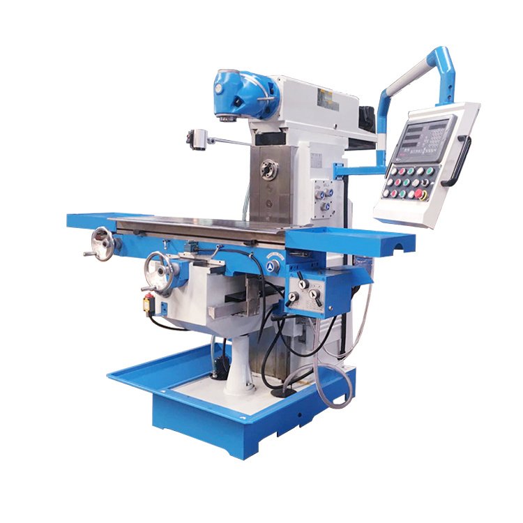 Metal drilling, chamfering, face milling, slot milling equipment horizontal and vertical milling machine