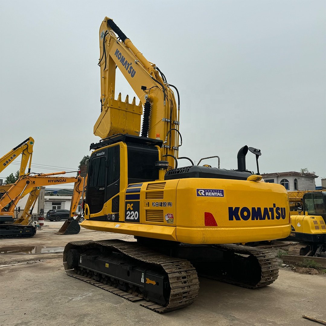 Cheap For Sale Komastu PC220 22 tons Japanese Second Hand PC220 Used Old Machine Crawler Digger Excavator