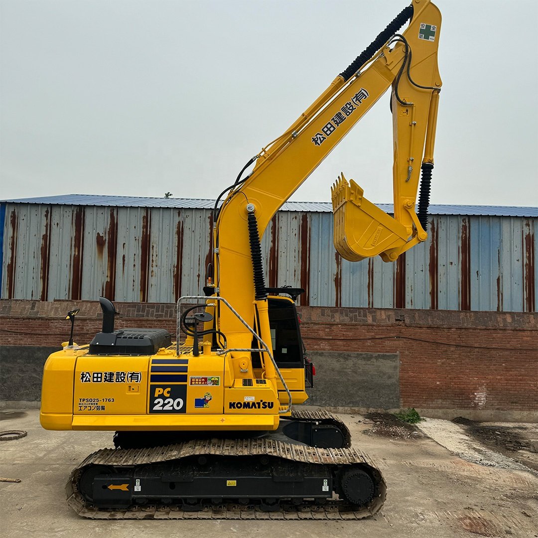 Cheap For Sale Komastu PC220 22 tons Japanese Second Hand PC220 Used Old Machine Crawler Digger Excavator
