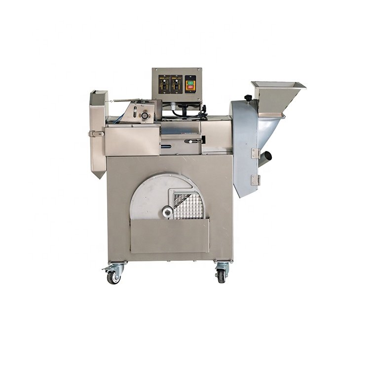 Electric commercial Vegetable slicer shredder dicer chopper cube cutter leaf vegetable cutting machine