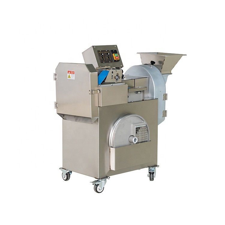 Electric commercial Vegetable slicer shredder dicer chopper cube cutter leaf vegetable cutting machine