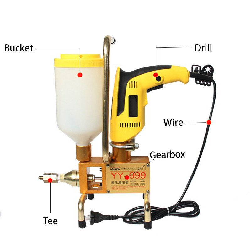 High pressure dispensing foam used polyurethane grouting machine