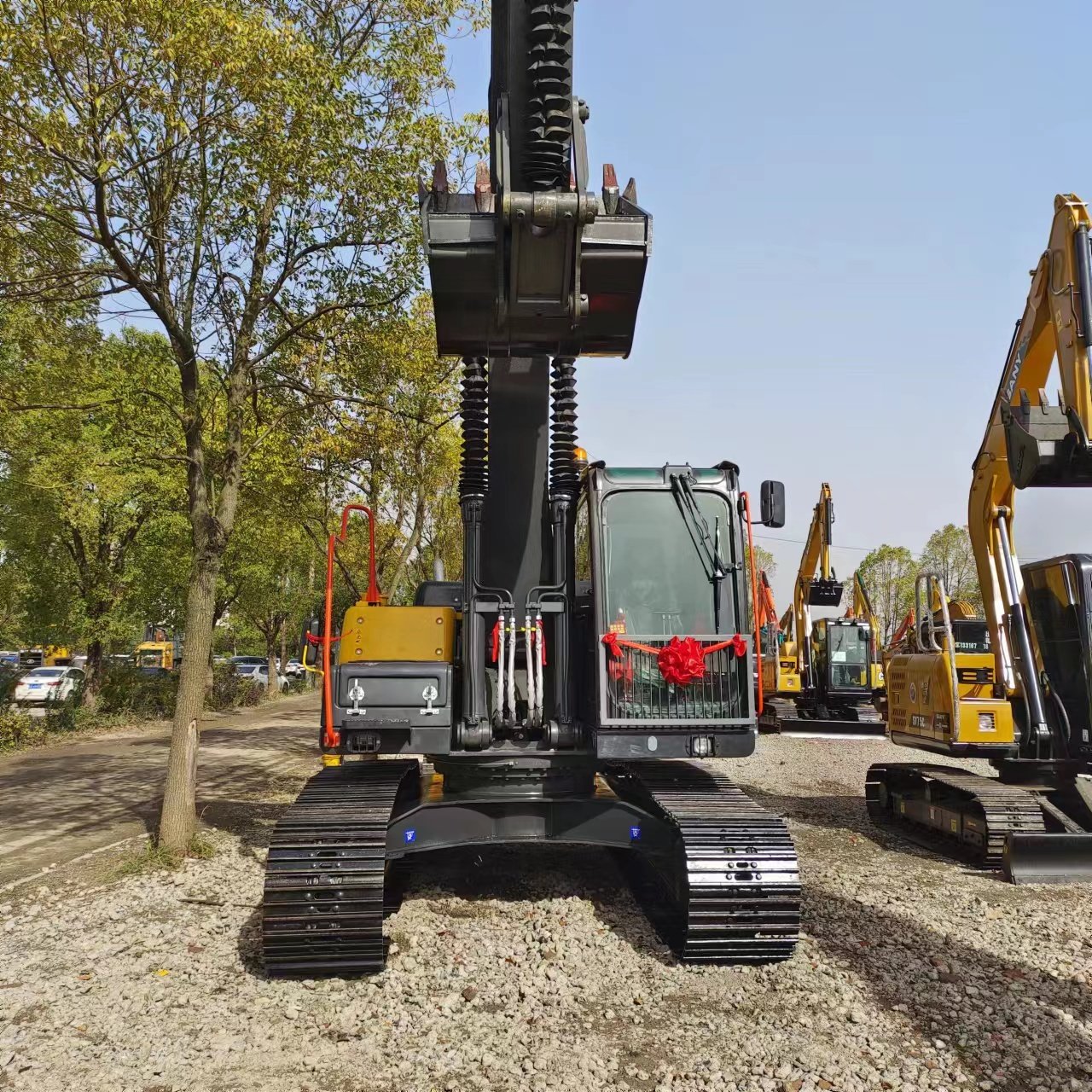 Used engineering construction machine hydraulic excavator VOLVO ec210 /21ton Medium Crawler Used Digger Excavators