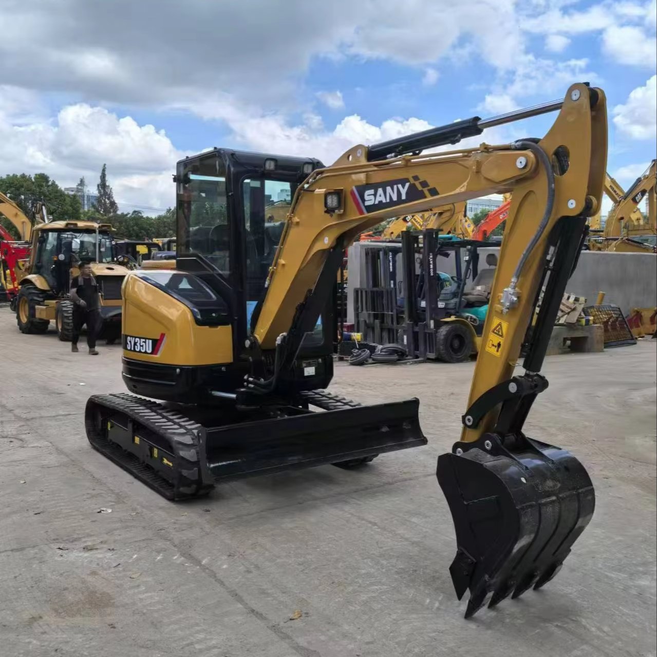 SY35U 3.5TON Weight China Supplier 100% New Machinery Production Sany 35u Mini Excavator