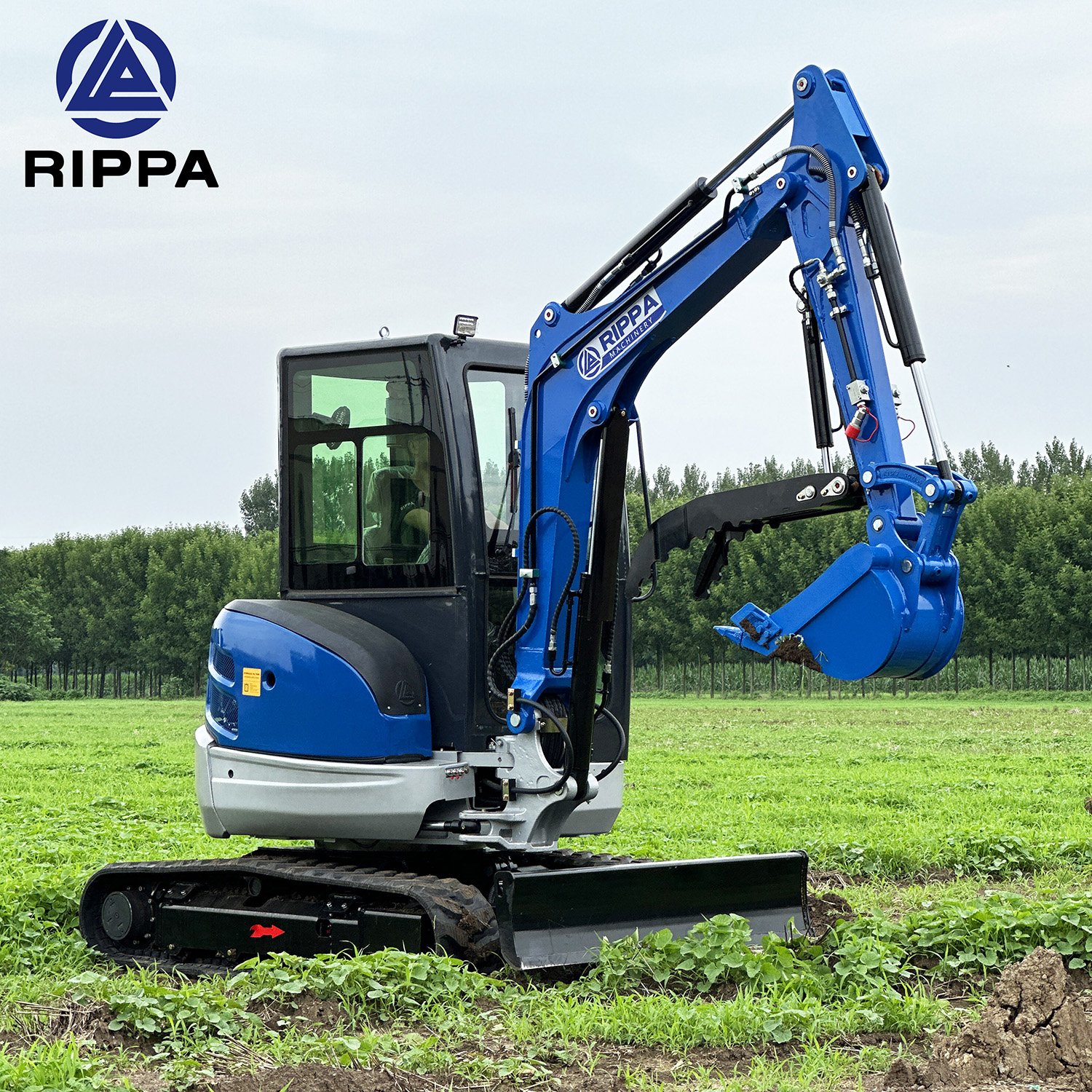 Farm Excavation Machine Rippa Mini Digger 3.5 Ton Hydraulic Mini Digger Small Excavator With Attachment