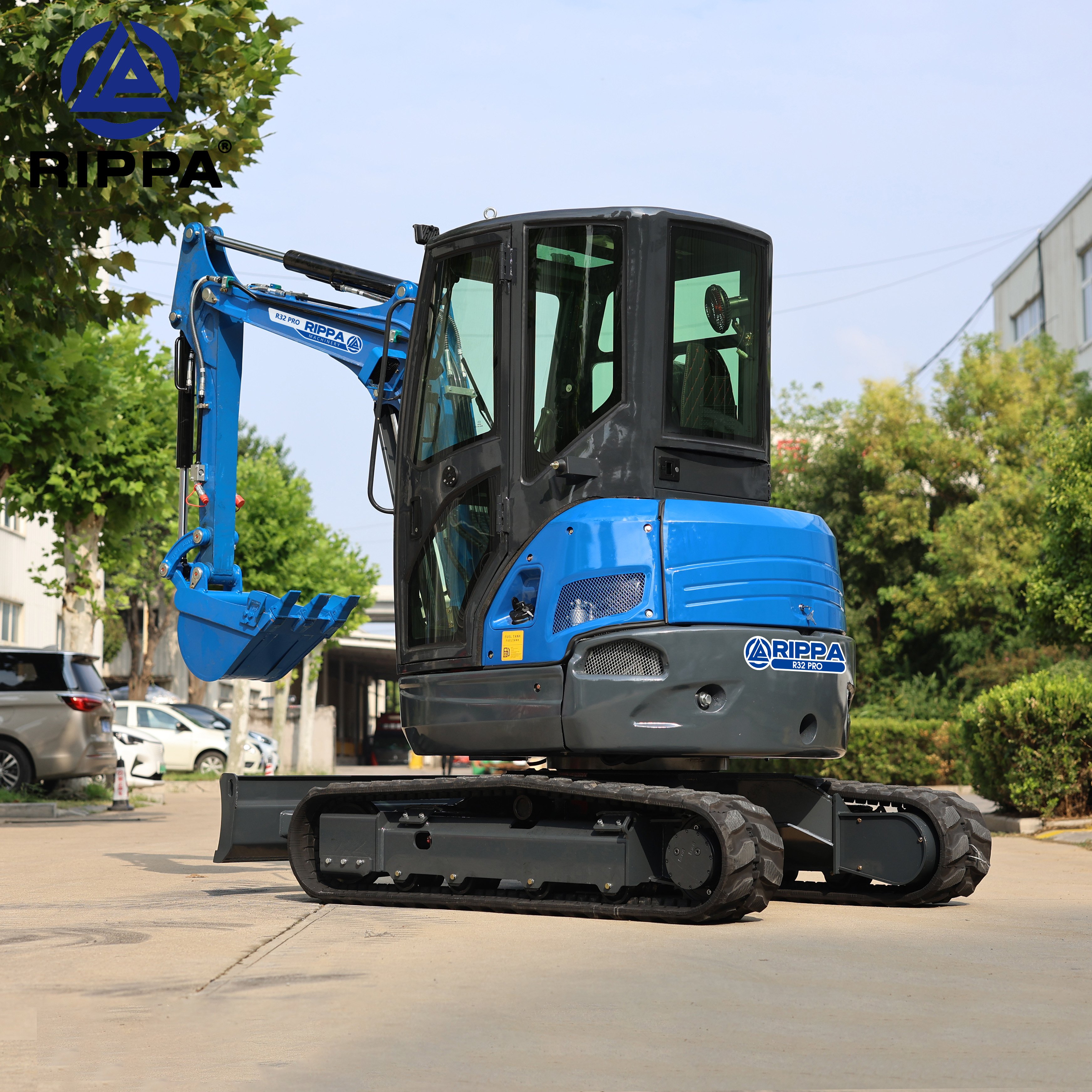 Farm Excavation Machine Rippa Mini Digger 3.5 Ton Hydraulic Mini Digger Small Excavator With Attachment