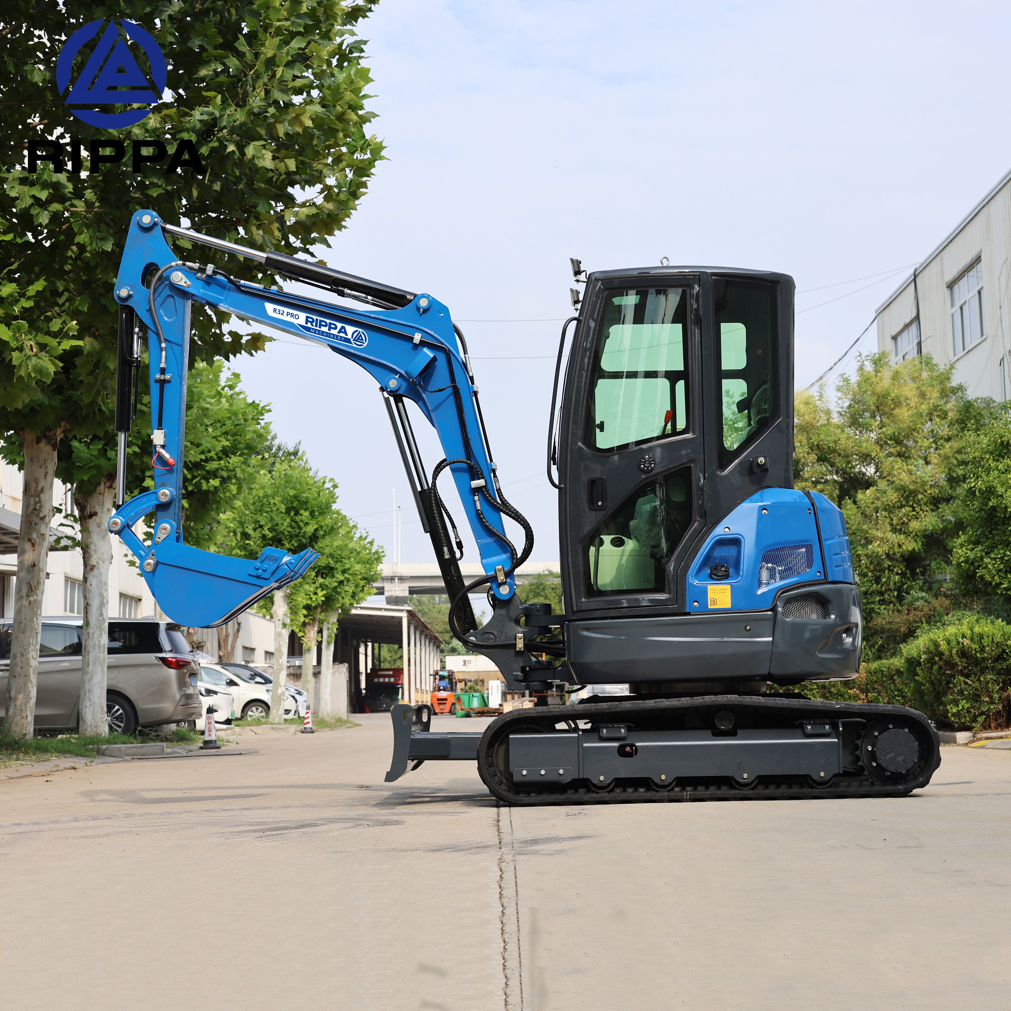 Farm Excavation Machine Rippa Mini Digger 3.5 Ton Hydraulic Mini Digger Small Excavator With Attachment