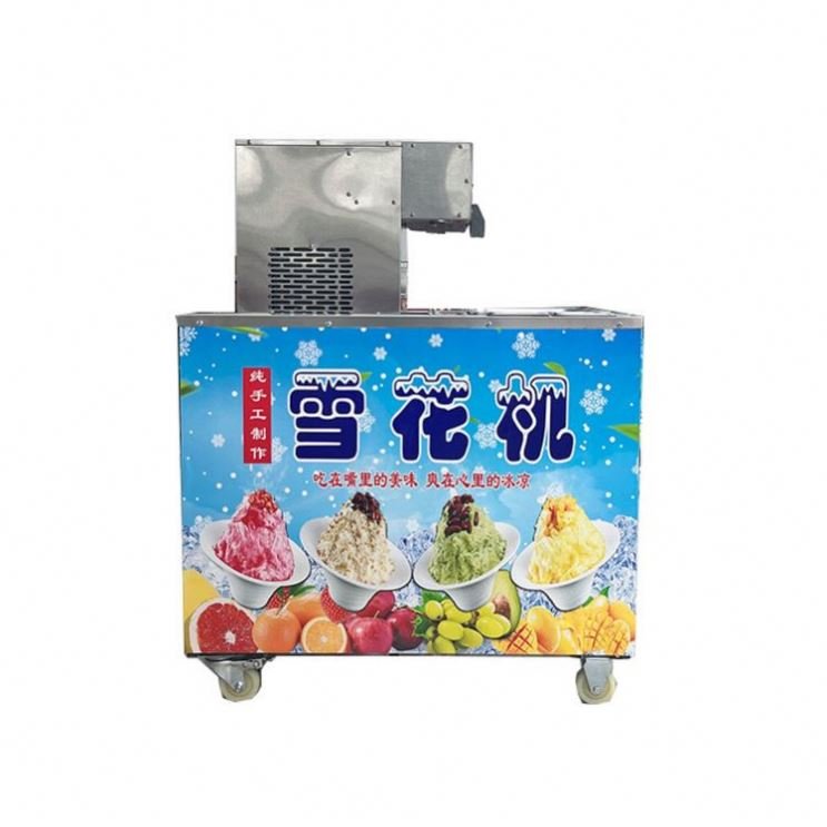 Milk Snowflake Cream Fine Snow Ice Machine In Summer Automatic Snow Machine Used In Commercial&Stall&Household ZB-XBJ60