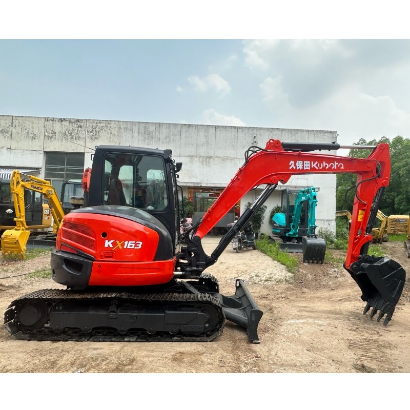 Hot Sale Good Quality Used Excavator Kubota KX163 Hydraulic Track EPA CE Small Digger Machine