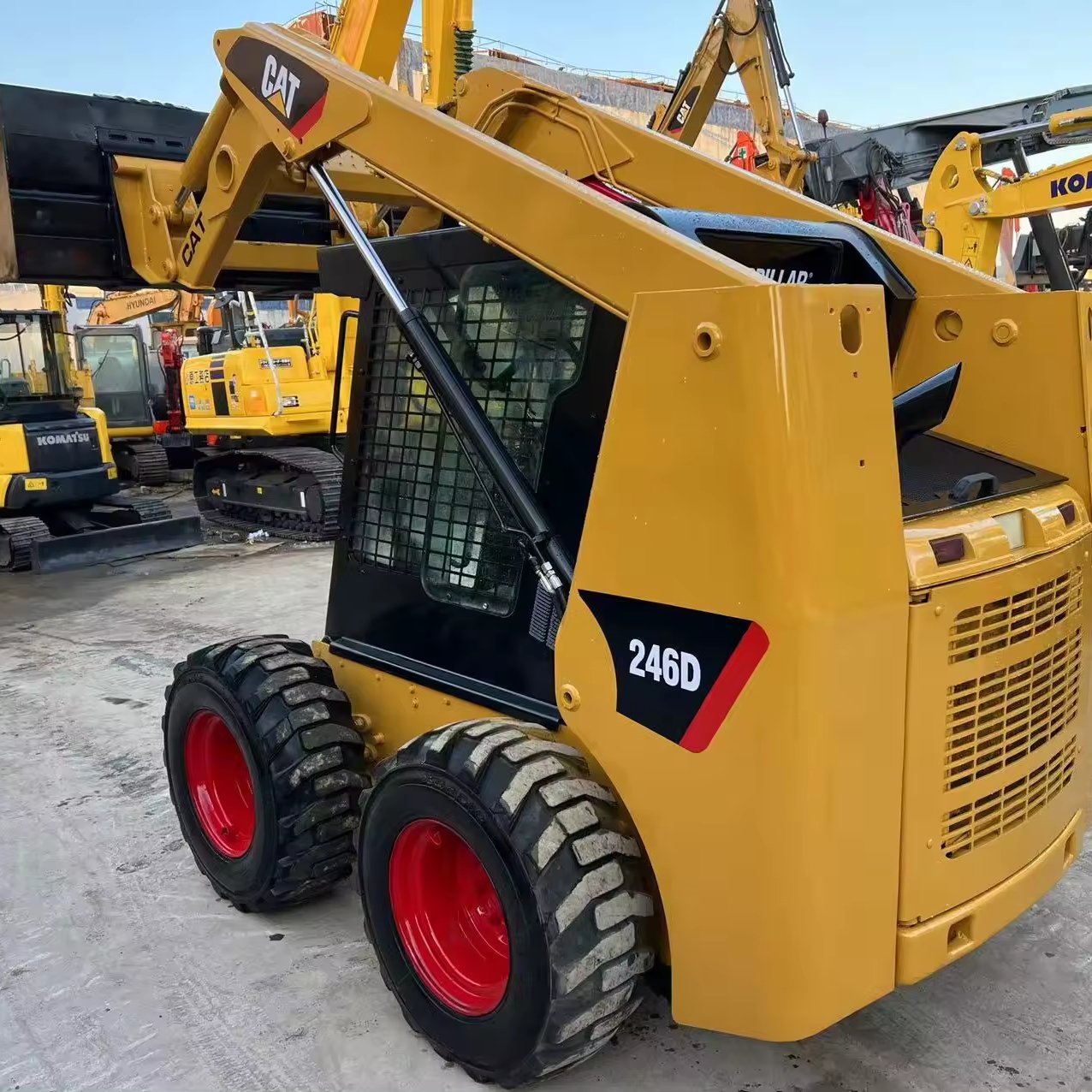 Caterpillar 246D Skid Steer Used Cat 246C Skid Steer Loader Second Hand Cat Loader machine