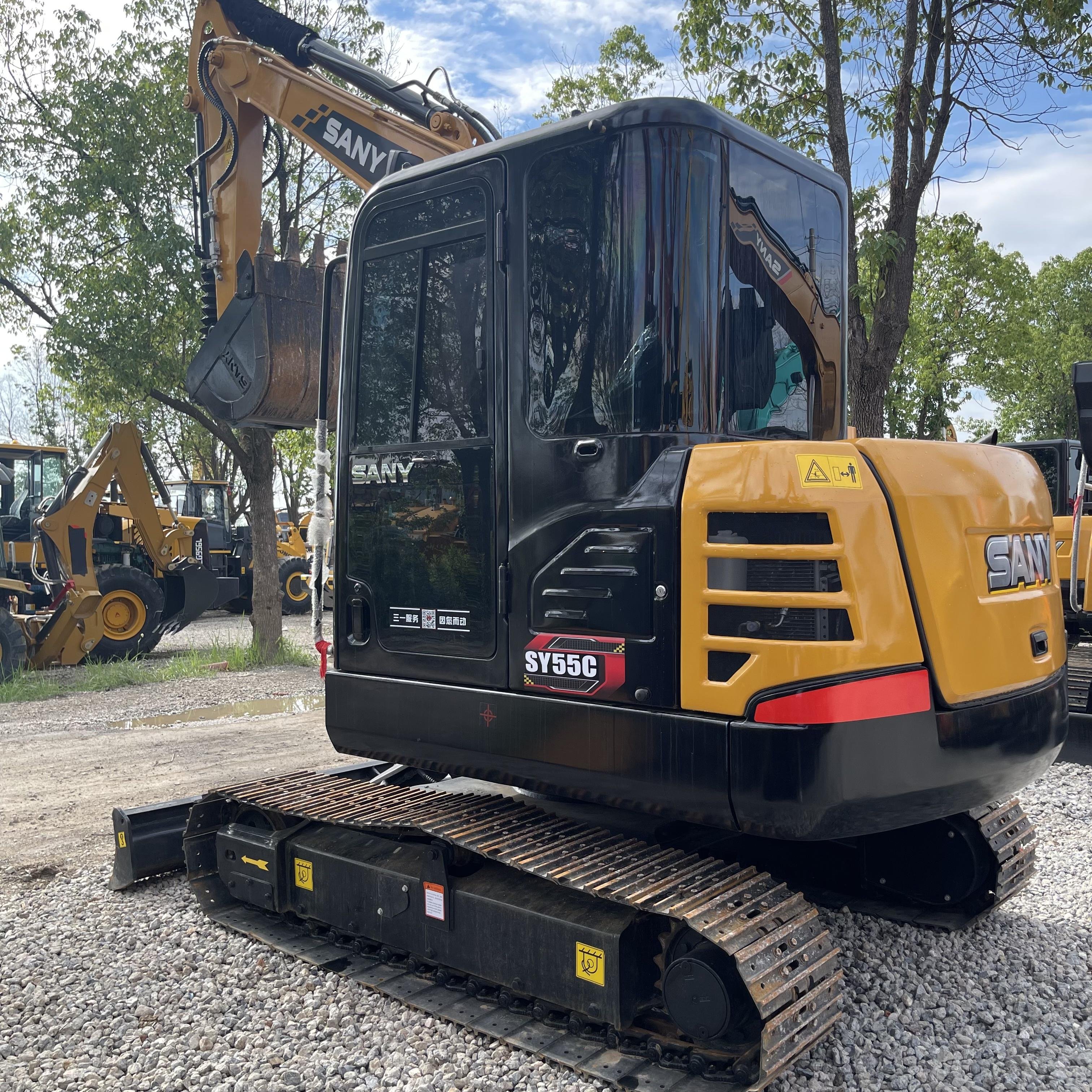 good condition Used Excavator Sany SY55C Digger Excavator Second hand Sany 55c digger machine For Cheap Price Sale