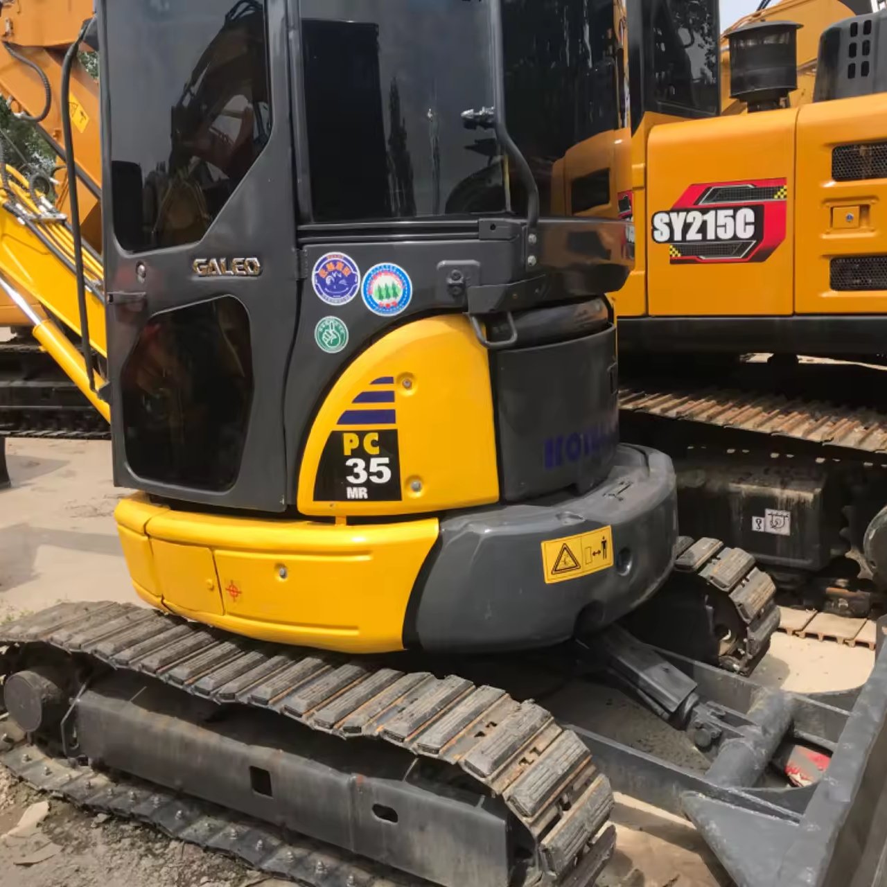 used engineering construction machinery komatsu pc35mr mini excavator for sale