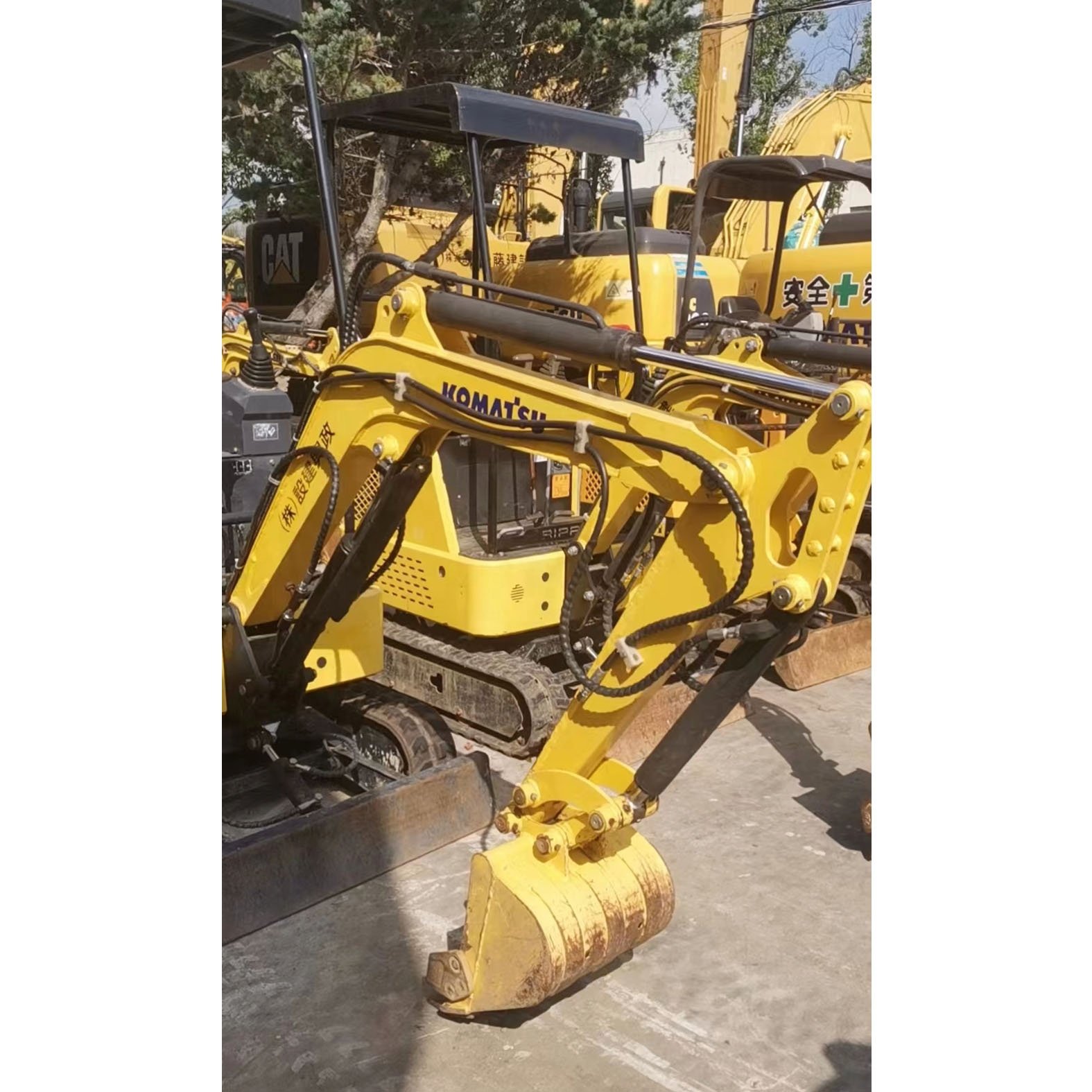 Second hand Komatsu pc18mr excavator good condition mini shape low working hours used KOMATSU PC18MR excavator in China